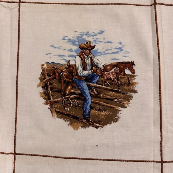 VIP Cranston Print Works Cowboy Cotton Fabrics Squares - Picture 6 of 7